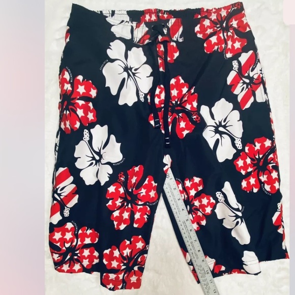 US Polo Assn Mens Patriotic Swim Trunks, Size Med - Picture 8 of 10